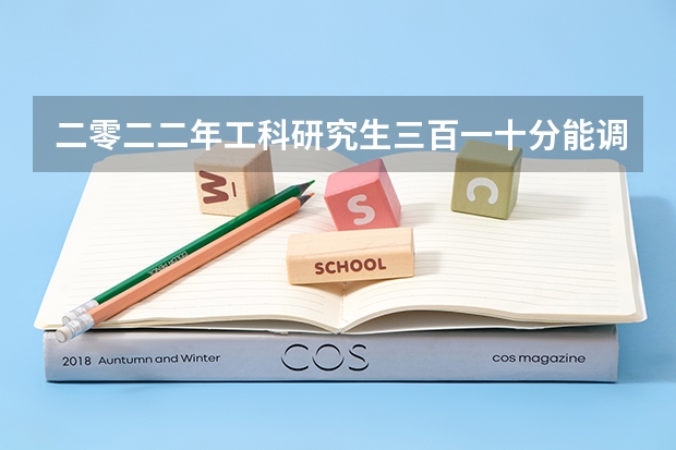 二零二二年工科研究生三百一十分能调剂成功吗