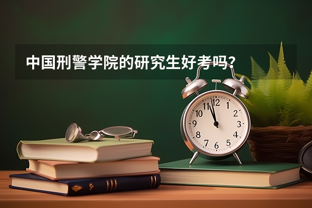 中国刑警学院的研究生好考吗？