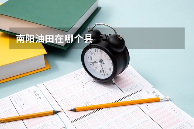 南阳油田在哪个县