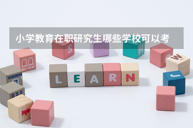 小学教育在职研究生哪些学校可以考