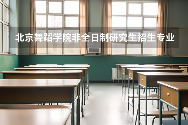 北京舞蹈学院非全日制研究生招生专业汇总！好考吗？