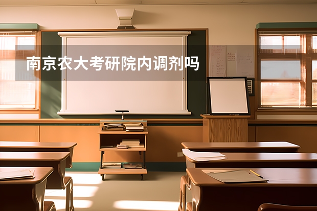 南京农大考研院内调剂吗
