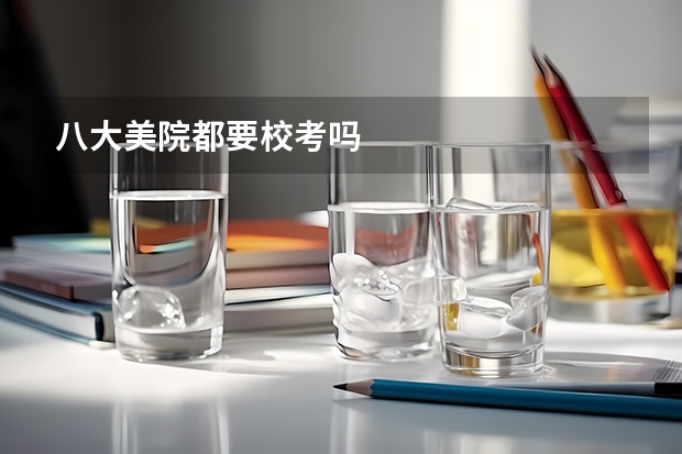 八大美院都要校考吗