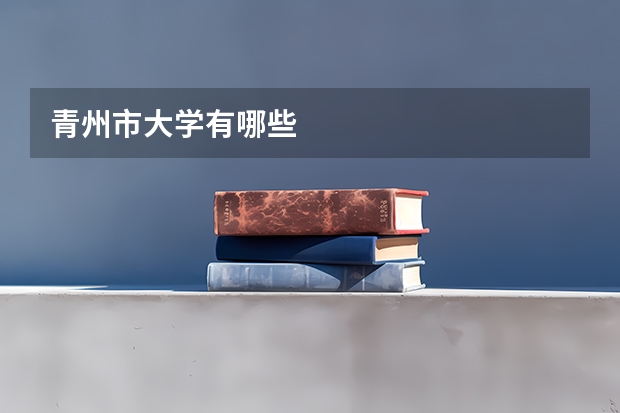 青州市大学有哪些