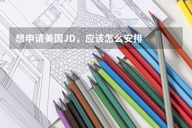 想申请美国JD，应该怎么安排