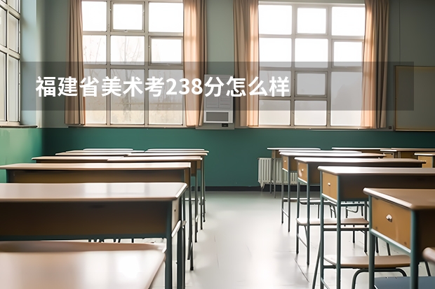 福建省美术考238分怎么样