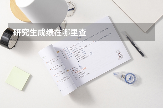 研究生成绩在哪里查