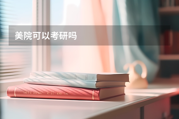 美院可以考研吗